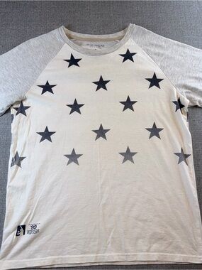 Rocawear Shirt Mens Large 3/4 Half Sleeves Stars And Stripes Y2K Vintage